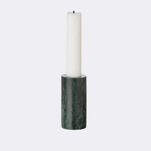 Ferm Living Green Marble Candle Holder - Large