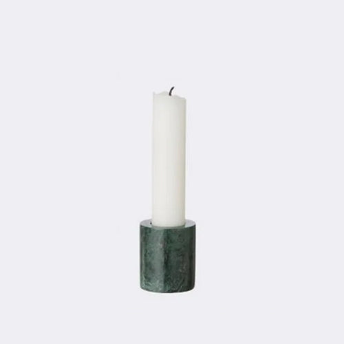 Ferm Living Green Marble Candle Holder - Small