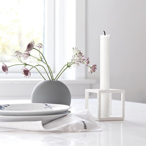 By Lassen Kubus 1 Candleholder White