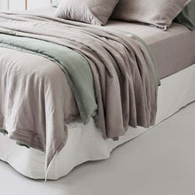 Load image into Gallery viewer, Everything Bed Linen Set Sage + Stone
