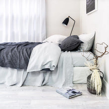 Load image into Gallery viewer, Everything Bed Linen Set Denim + Ice
