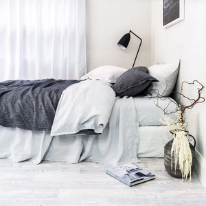 Everything Bed Linen Set Denim + Ice