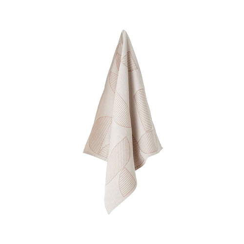 AYTM Figura Tea Towel Pink - Set of 2