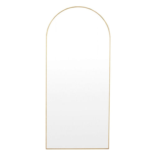 Bjorn Arch Floor Mirror Brass