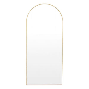Bjorn Arch Floor Mirror Brass
