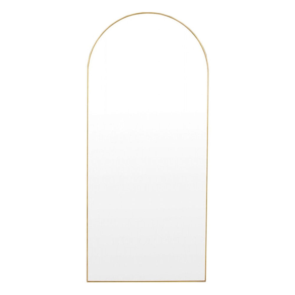Bjorn Arch Floor Mirror Brass