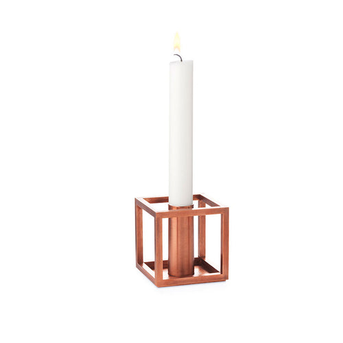 By Lassen Kubus 1 Candleholder Copper