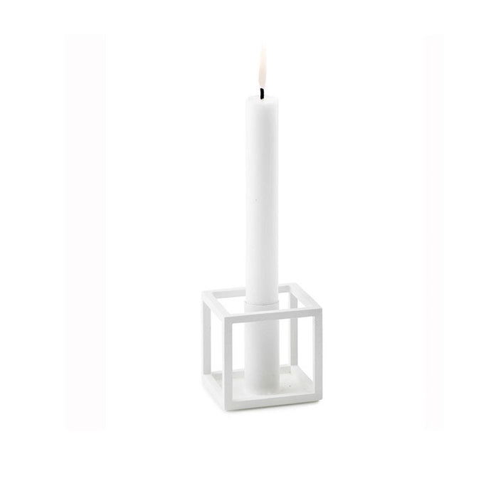 By Lassen Kubus 1 Candleholder White