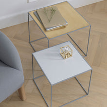 Load image into Gallery viewer, by Lassen Reversible Twin Table Oak + White