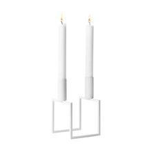 Load image into Gallery viewer, By Lassen Kubus Line Candleholder White
