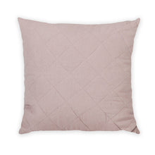 Load image into Gallery viewer, Diamond Quilted Linen Pillow Rosé