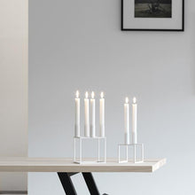 Load image into Gallery viewer, By Lassen Kubus Line Candleholder White