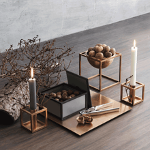 Load image into Gallery viewer, By Lassen Kubus 1 Candleholder Copper