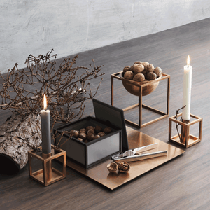By Lassen Kubus 1 Candleholder Copper