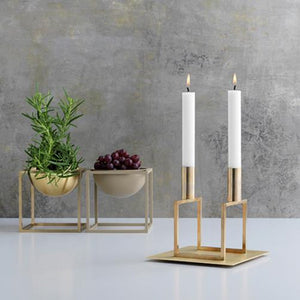 By Lassen Kubus Bowl Brass