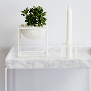 By Lassen Kubus 1 Candleholder White