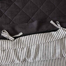Load image into Gallery viewer, Everything Bed Linen Set Ink + Shadow Stripe