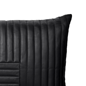 Motum Leather Cushion Black