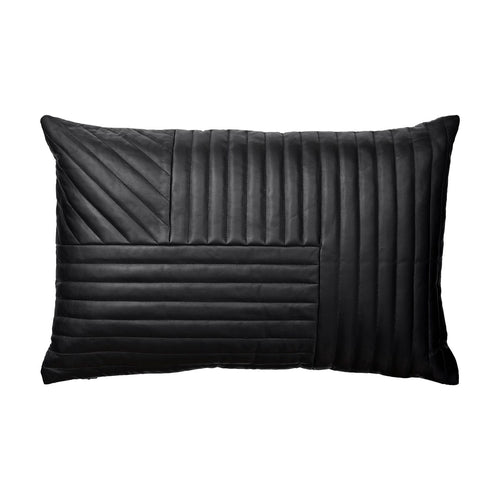 Motum Leather Cushion Black