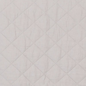 Diamond Quilted Linen Pillow Pebble